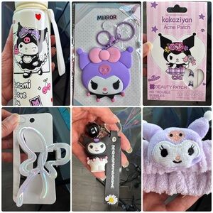 Kuromi cup bundle of items